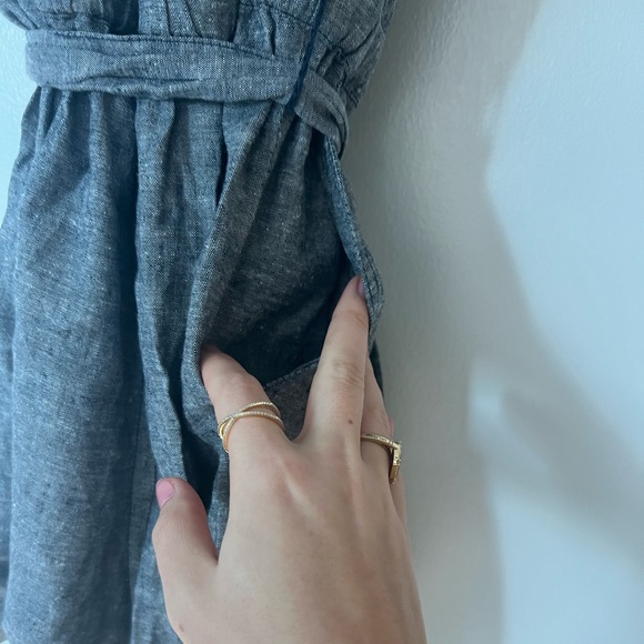 Hemp shorts jumpsuit, with pockets! Never worn. With tags. - Picture 3 of 7